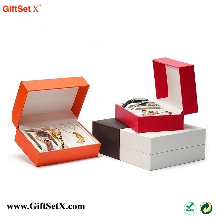Set regalo di gioielli con orologio di lusso